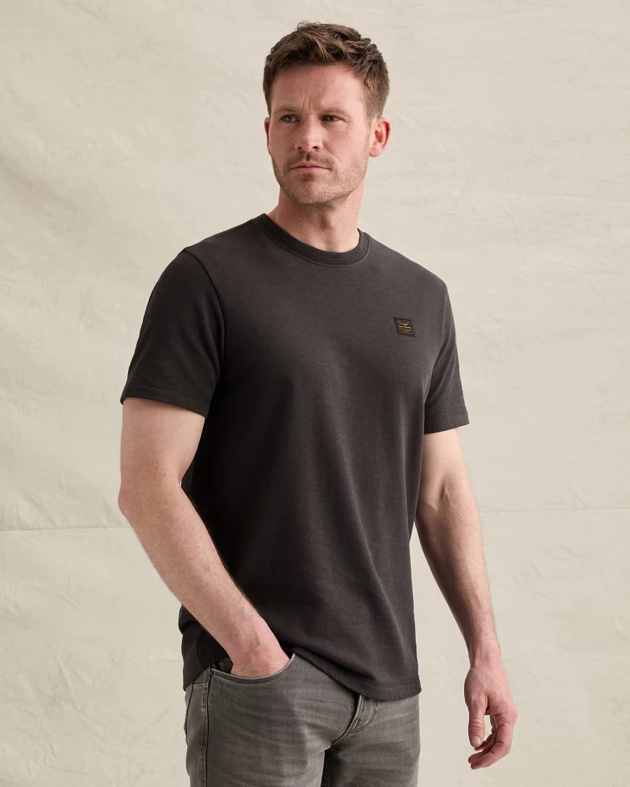 T-Shirt Slub Donkerbruin