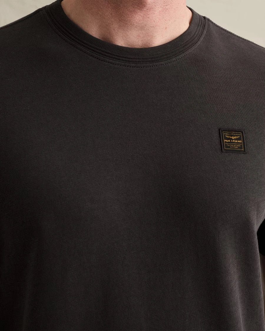 T-Shirt Slub Donkerbruin