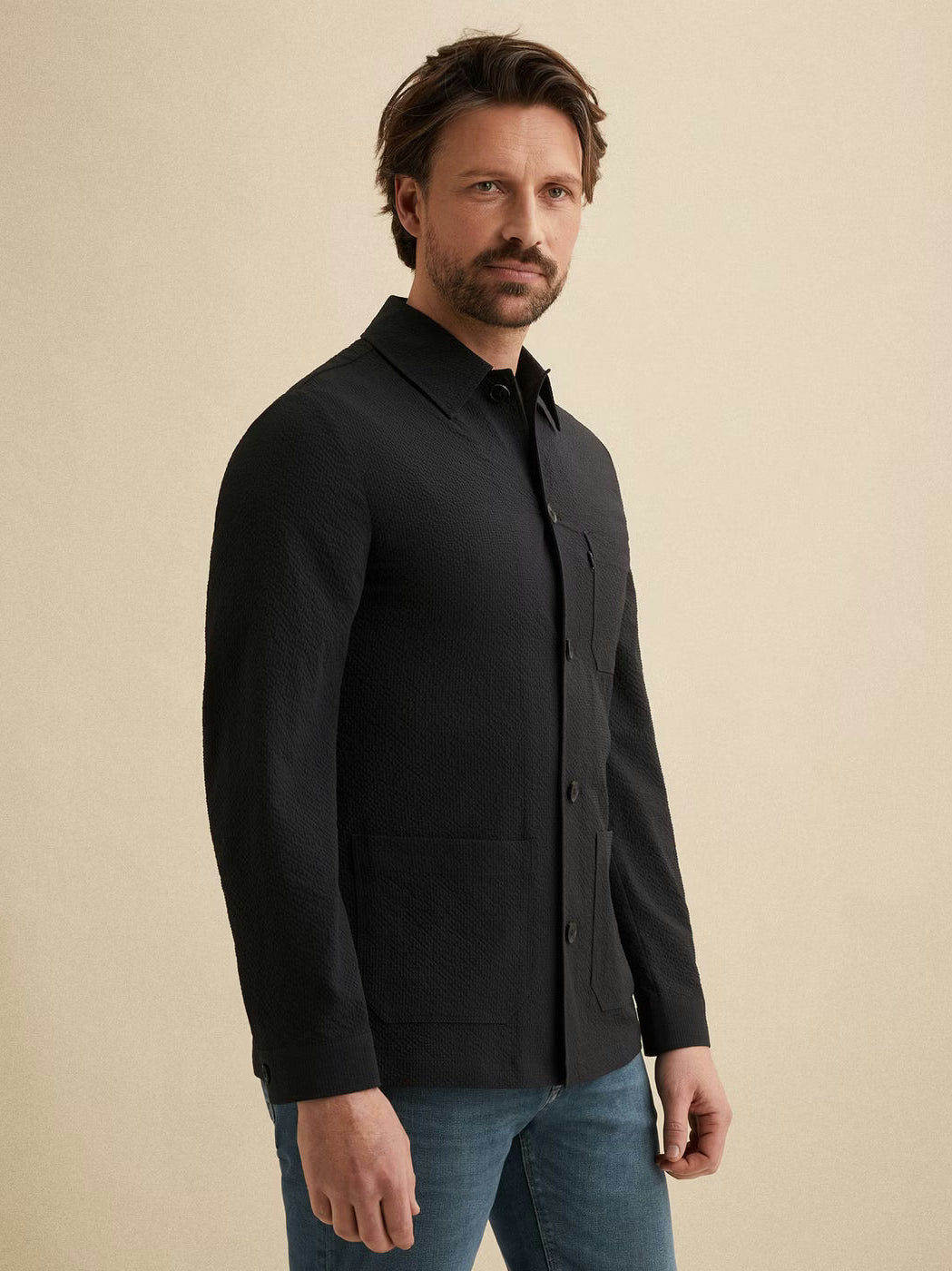 VBL2602194-5281 Blazer/Overshirt donkerblauw