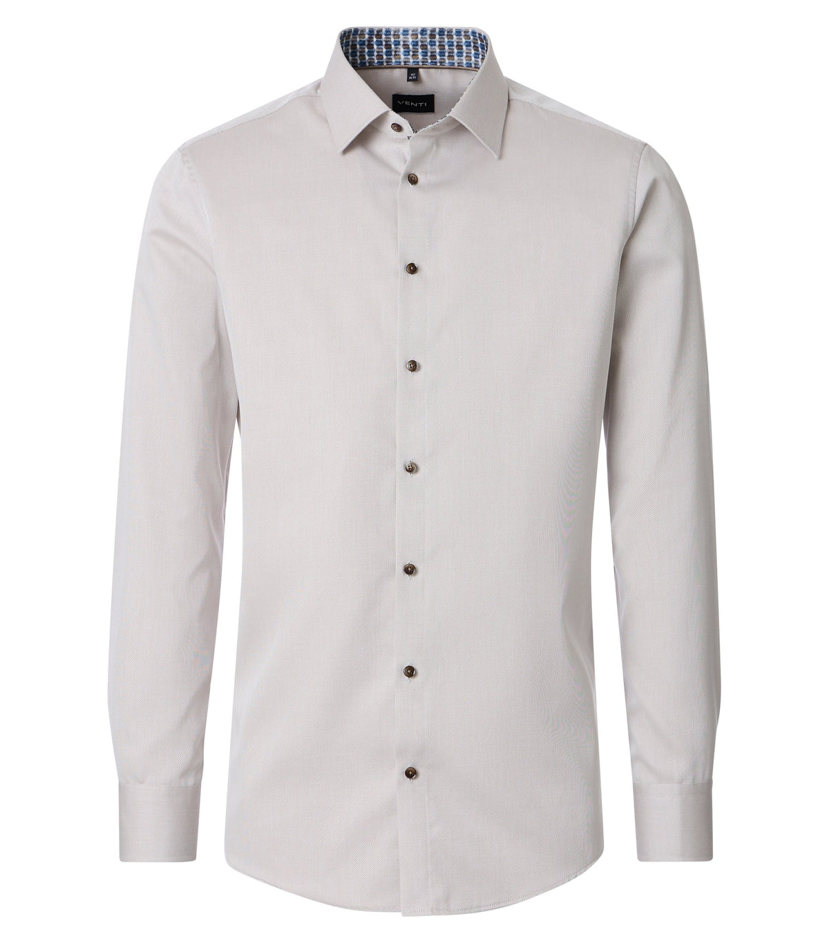 Overhemd Modern Fit Beige