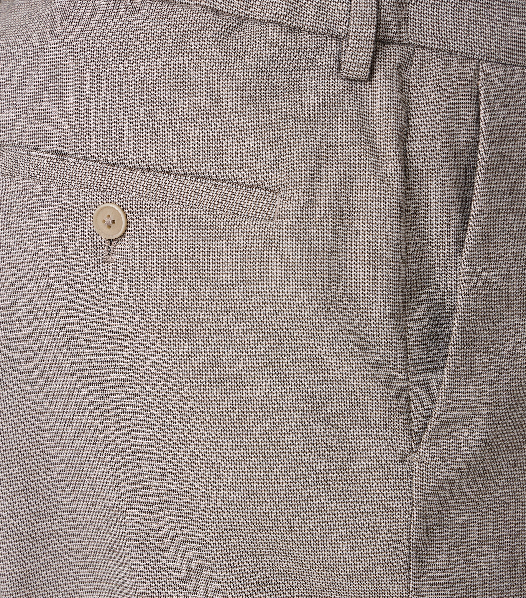 Venti Nette Broek Bruin/Beige - Castelijn mode