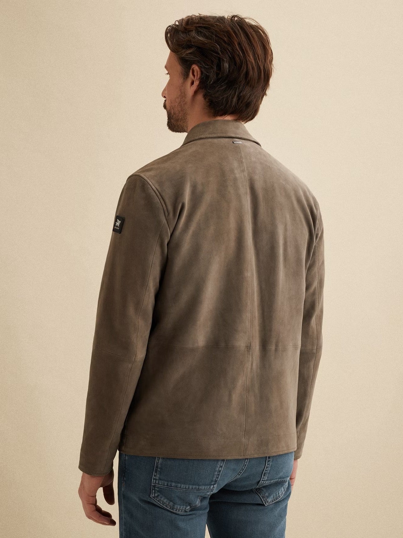 VLJ2602180-8027 Overshirt Suede beige