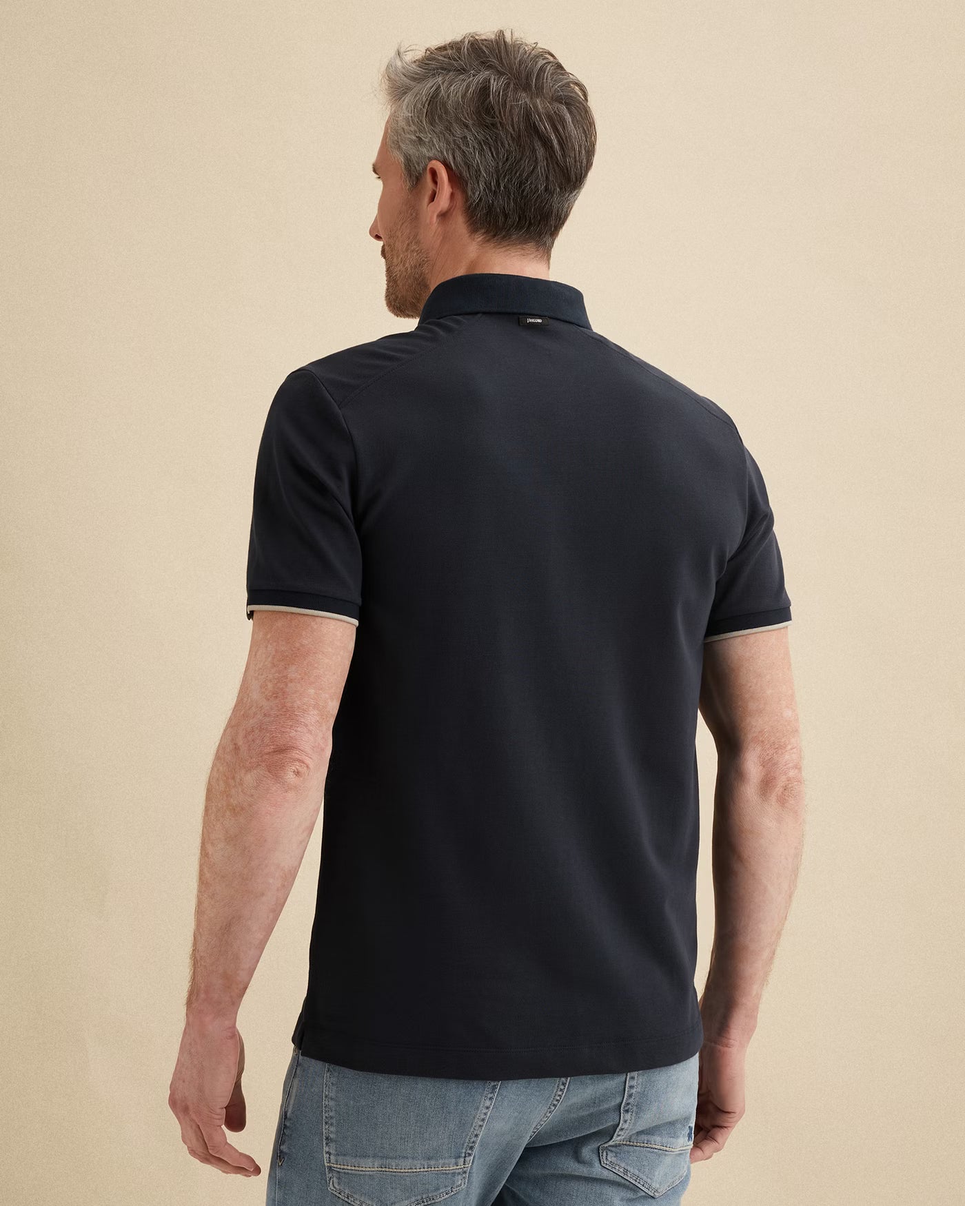 Polo Donkerblauw Comfort Stretch