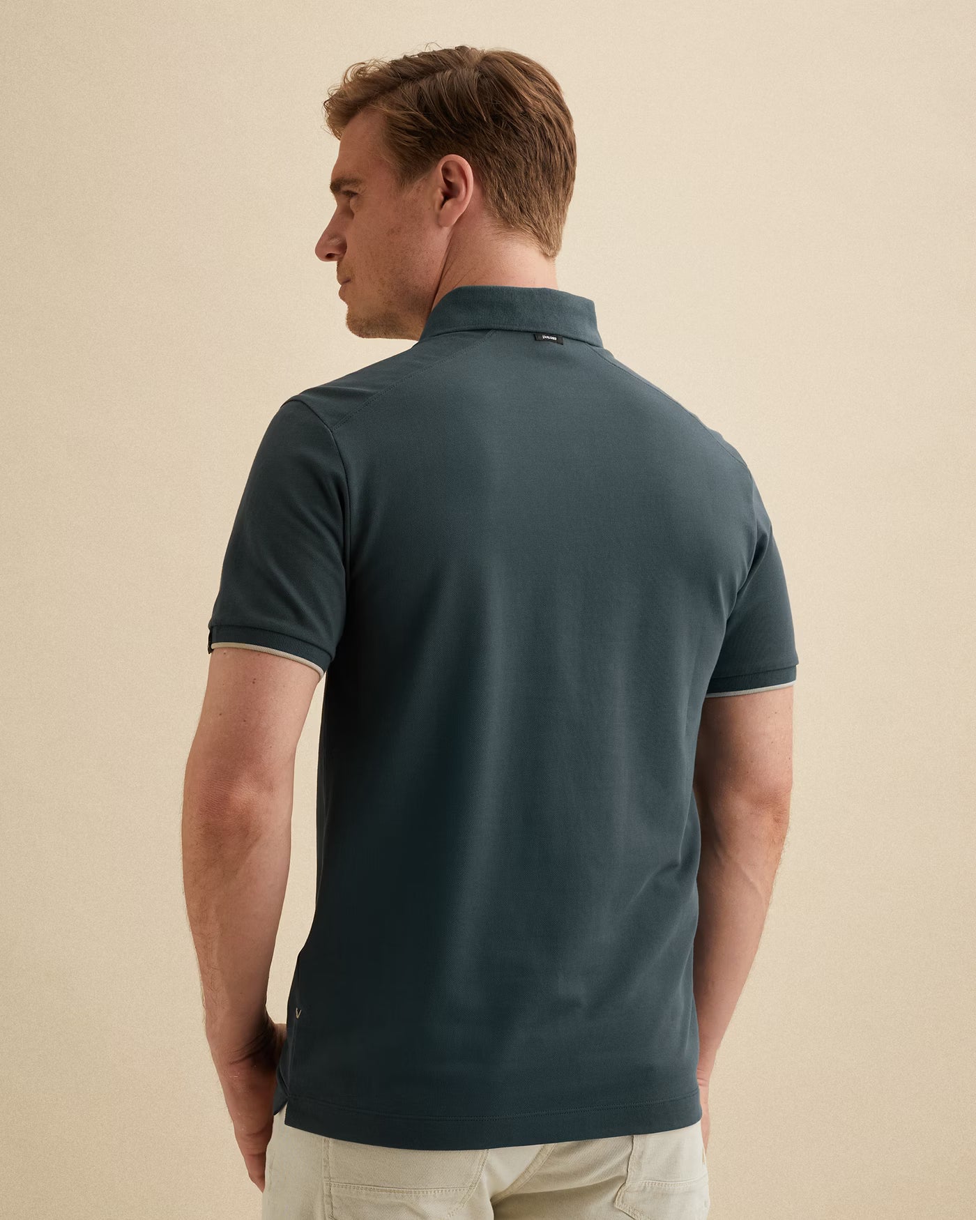 Polo Blauw Comfort Stretch