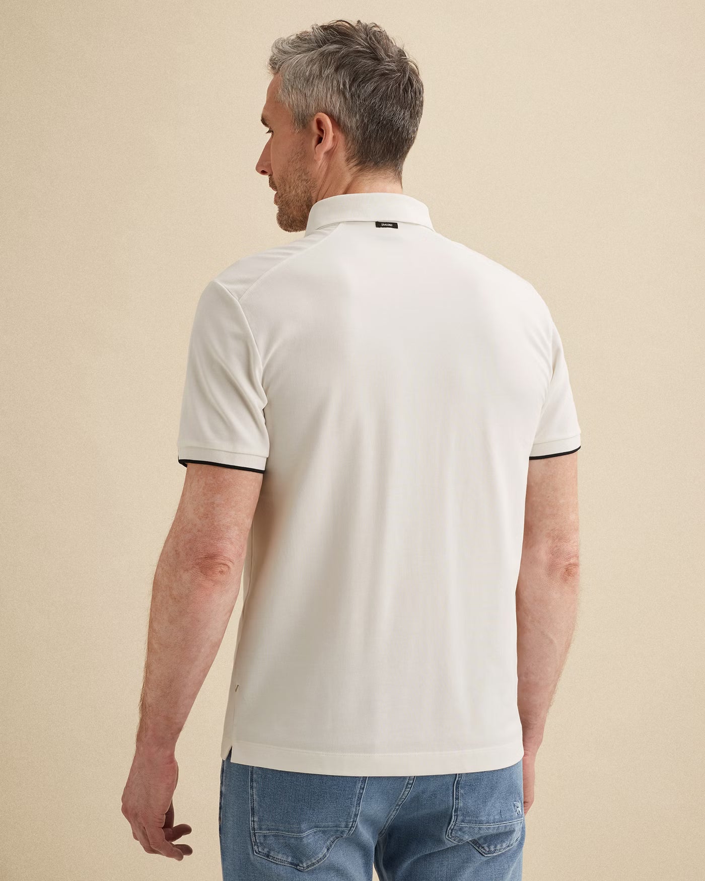 Polo Wit Comfort Stretch