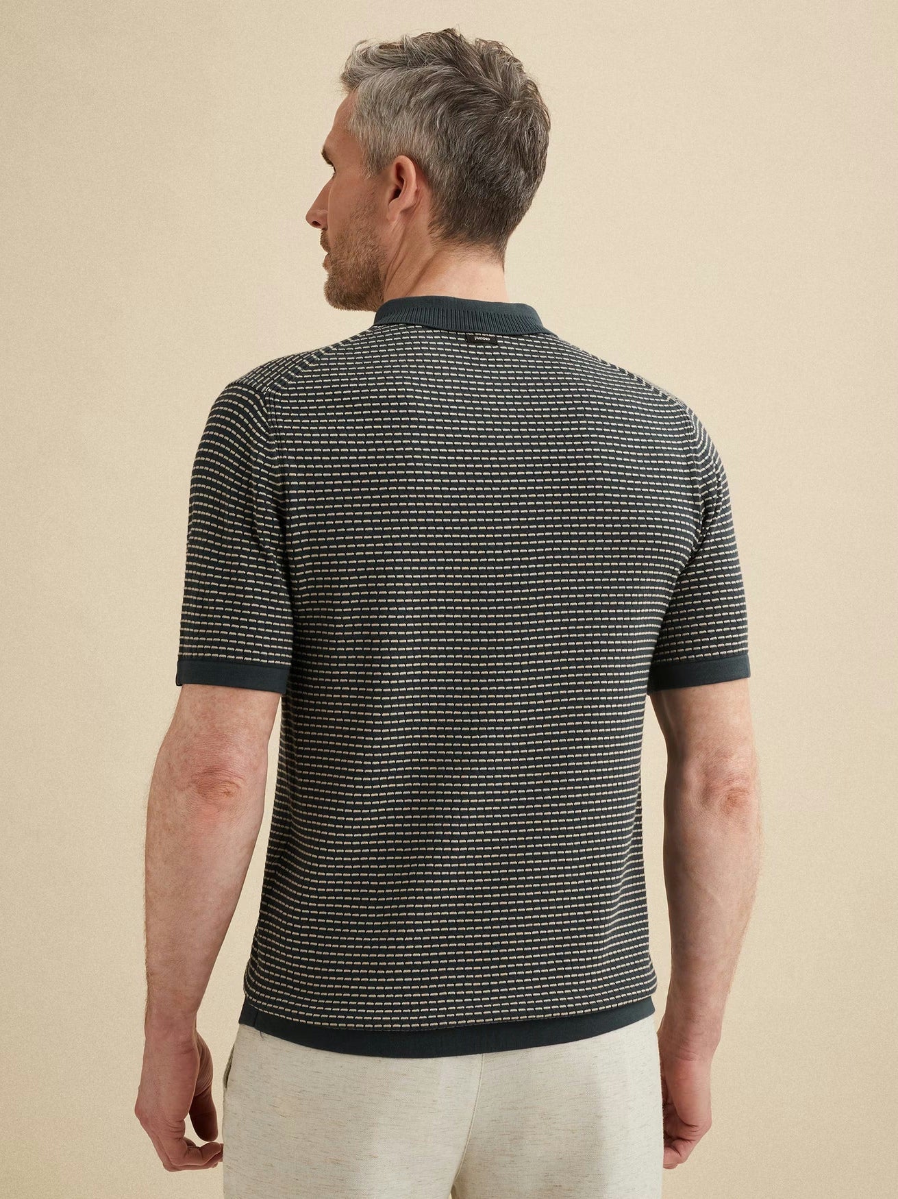 Polo Midnight Navy Fijngebreid