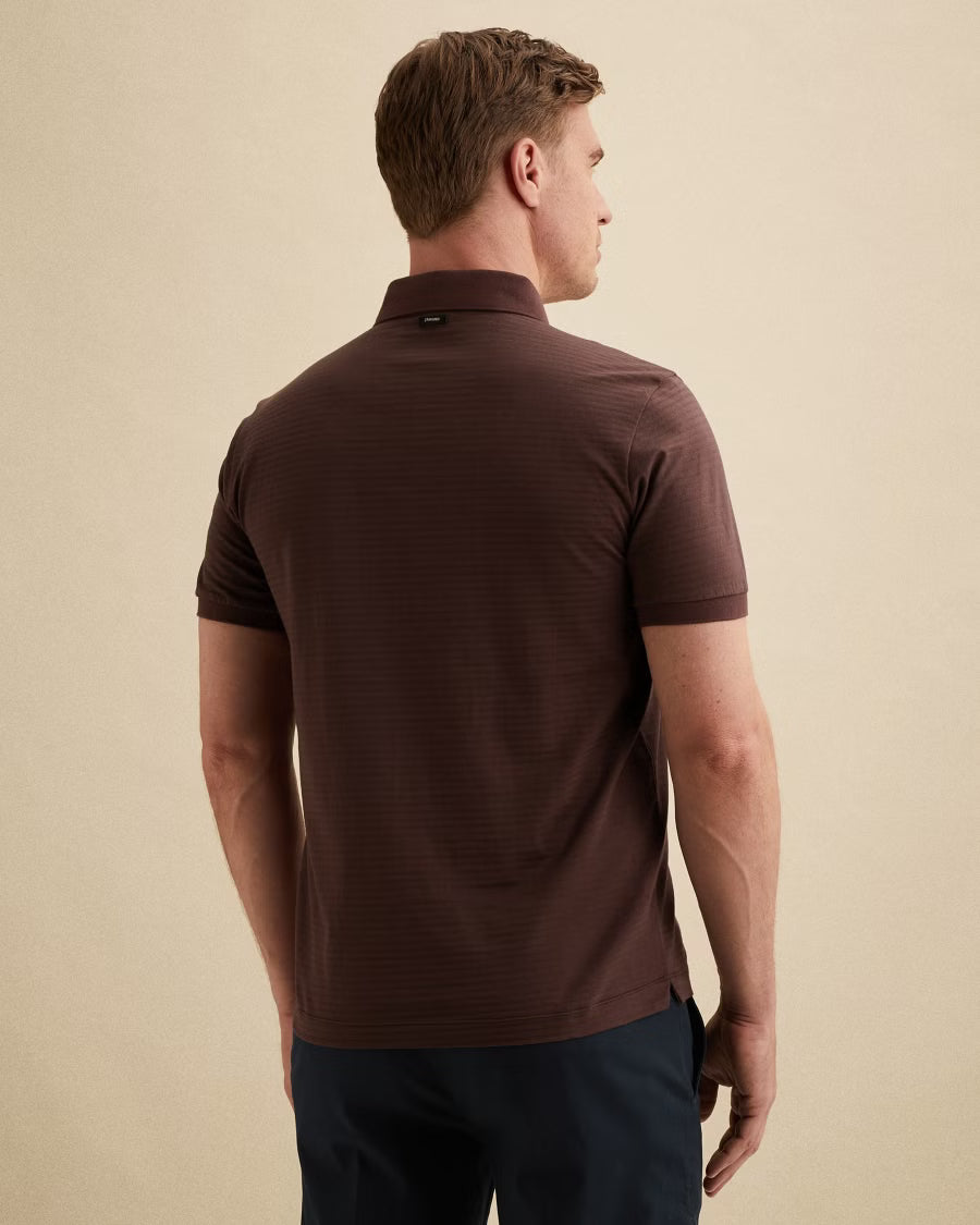 Polo Mercerised Katoen Rood