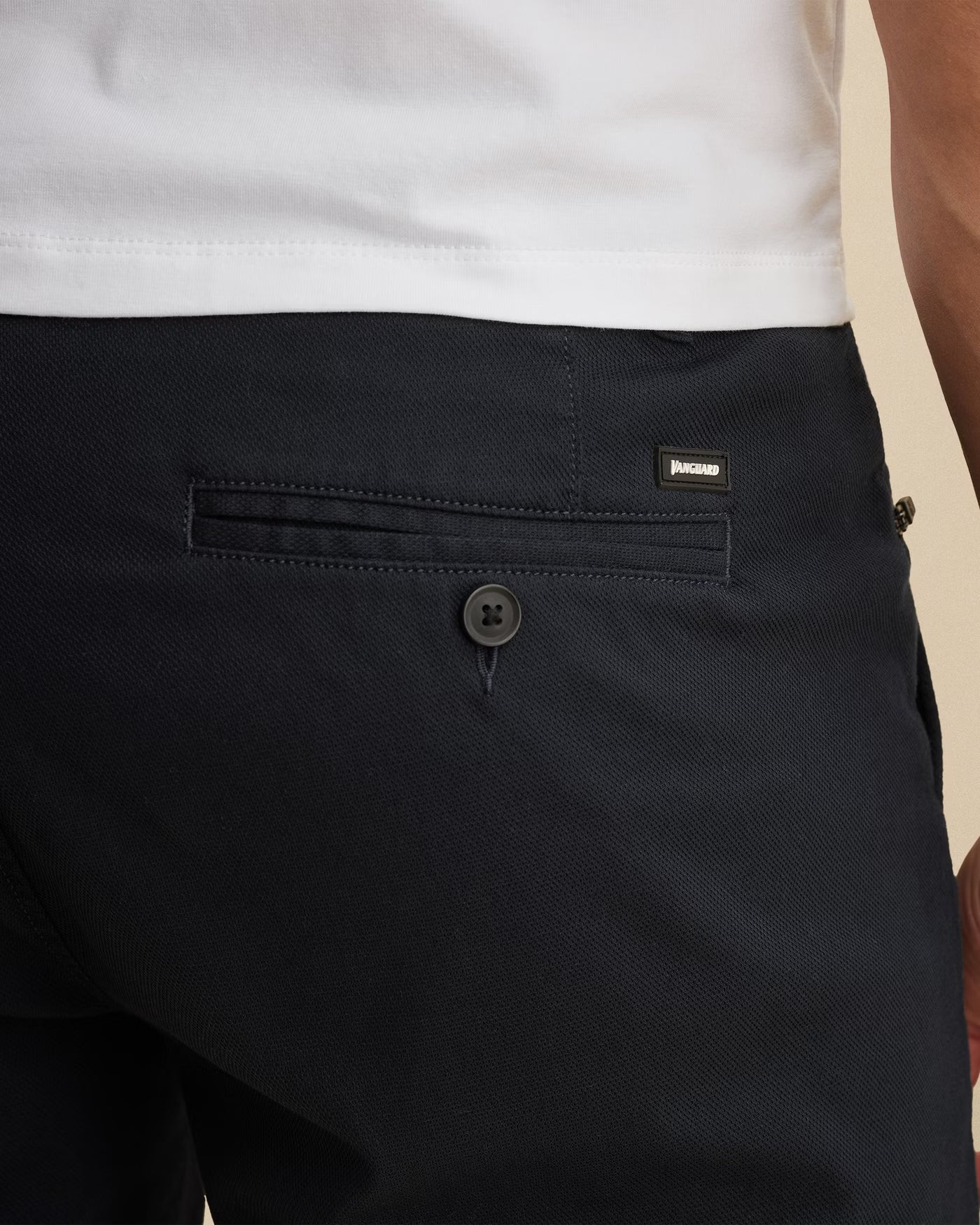 V65 Shorts Donkerblauw Stretch