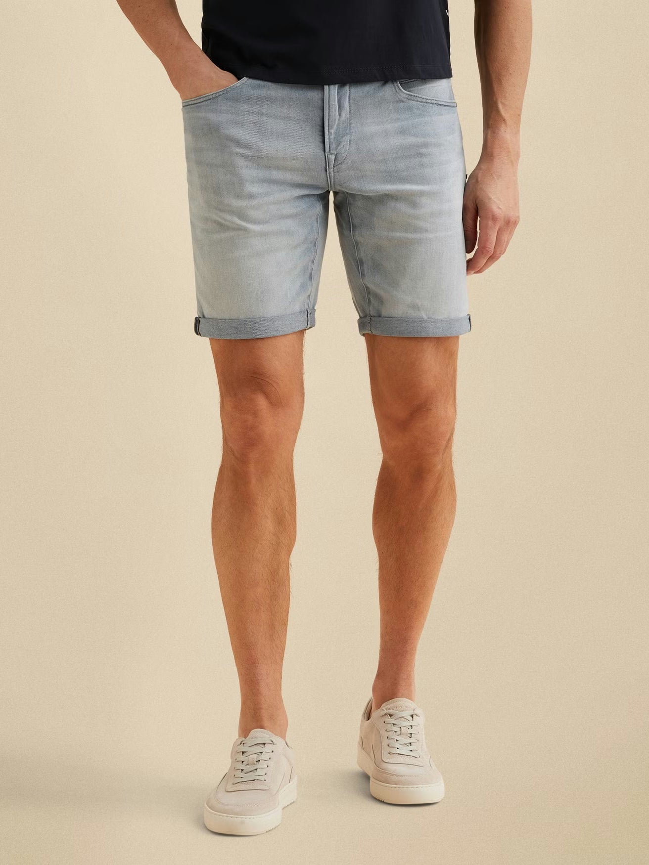 V12 Denim Short Stretch Casual