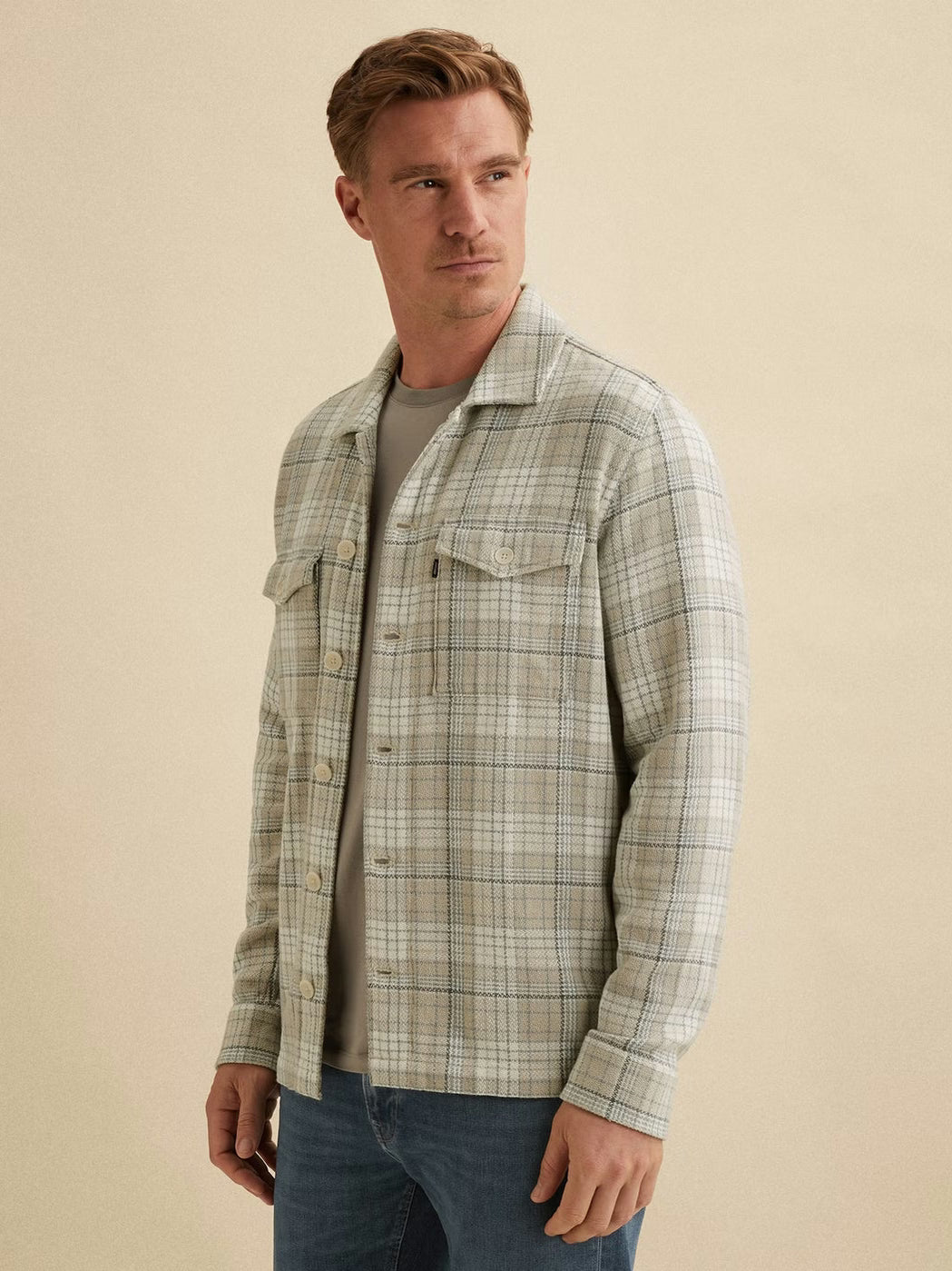 VSI2602216-9017 Overshirt met ruit