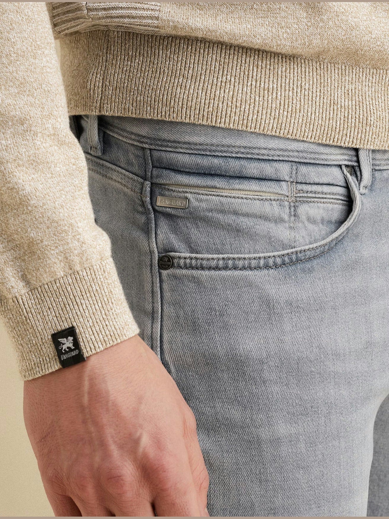 VTR2602710-LGM V7 Jeans grijs - Castelijn mode