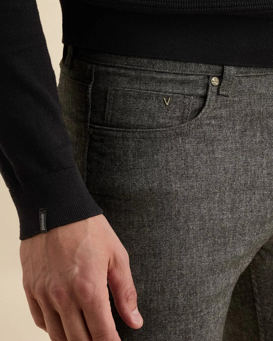 V40 Straight Fit Broek Grijs