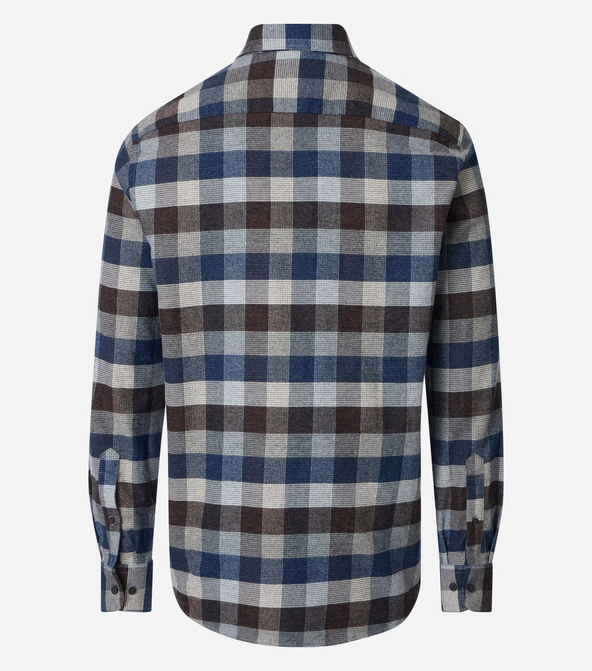 Overhemd Geruit Blauw Bruin