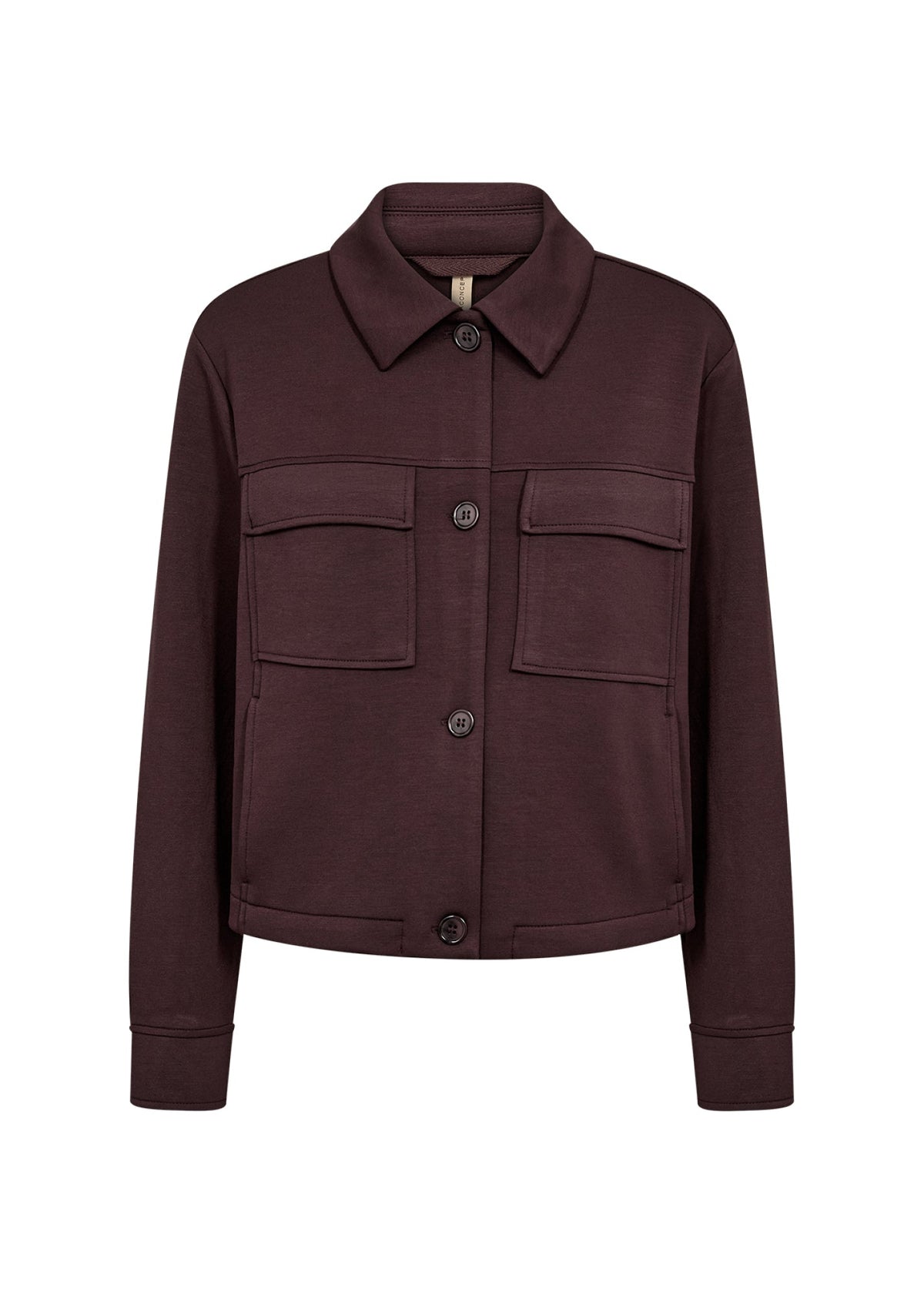 Banu Overshirt Donkerbruin - Castelijn mode