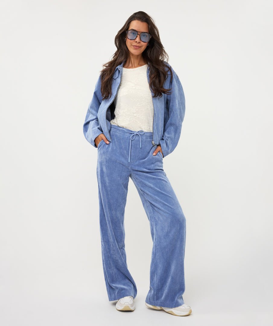 Bomber Ribcord Blauw - Castelijn mode