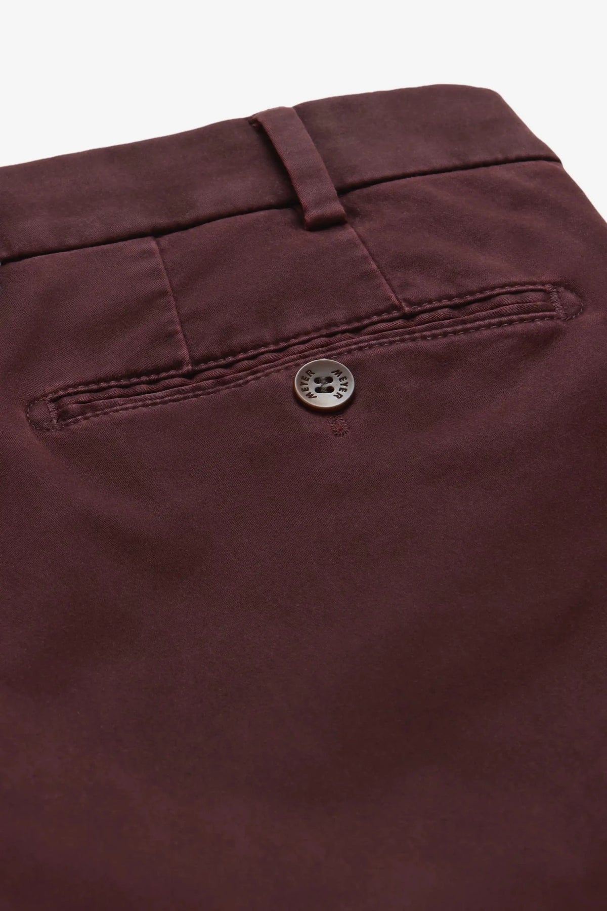 Bonn Chino Pima Satijn Bordeaux - Castelijn mode