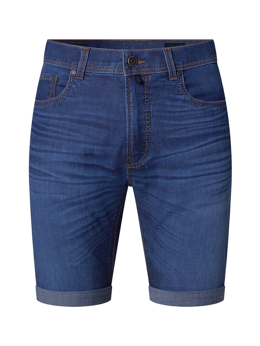 C7 34520.8206_6834 Short Denim Donkerblauw - Castelijn mode