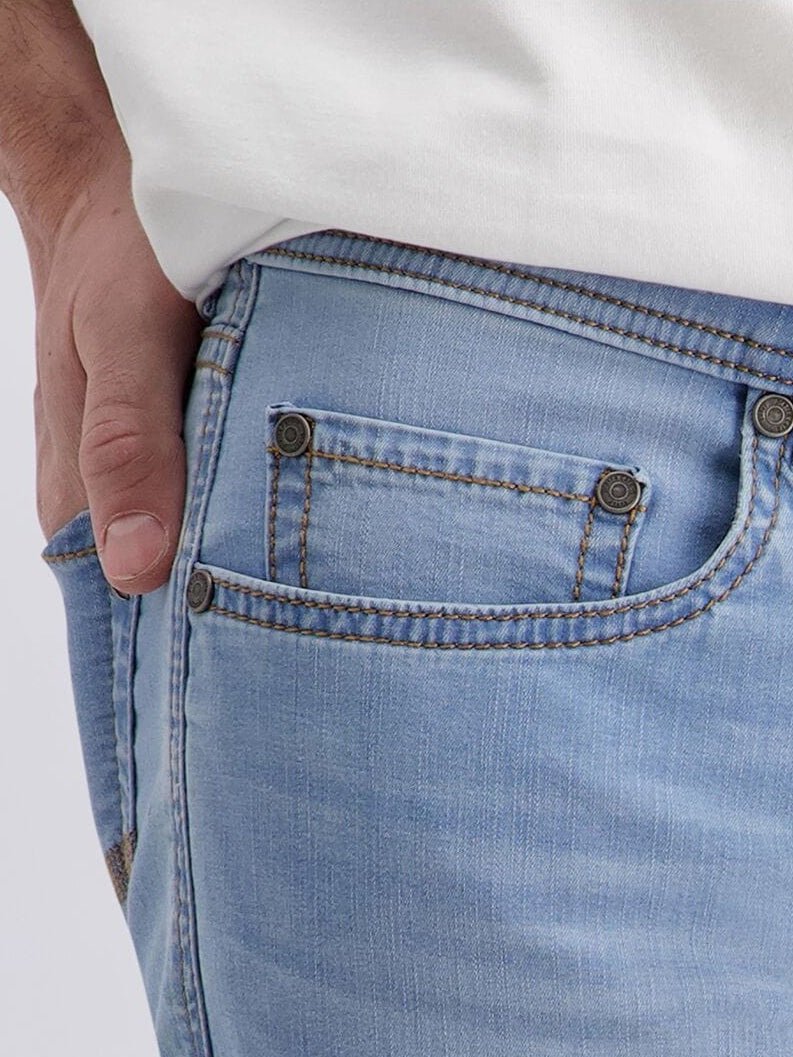 C7 34520.8206_6854 Short Lichtblauw Denim - Castelijn mode
