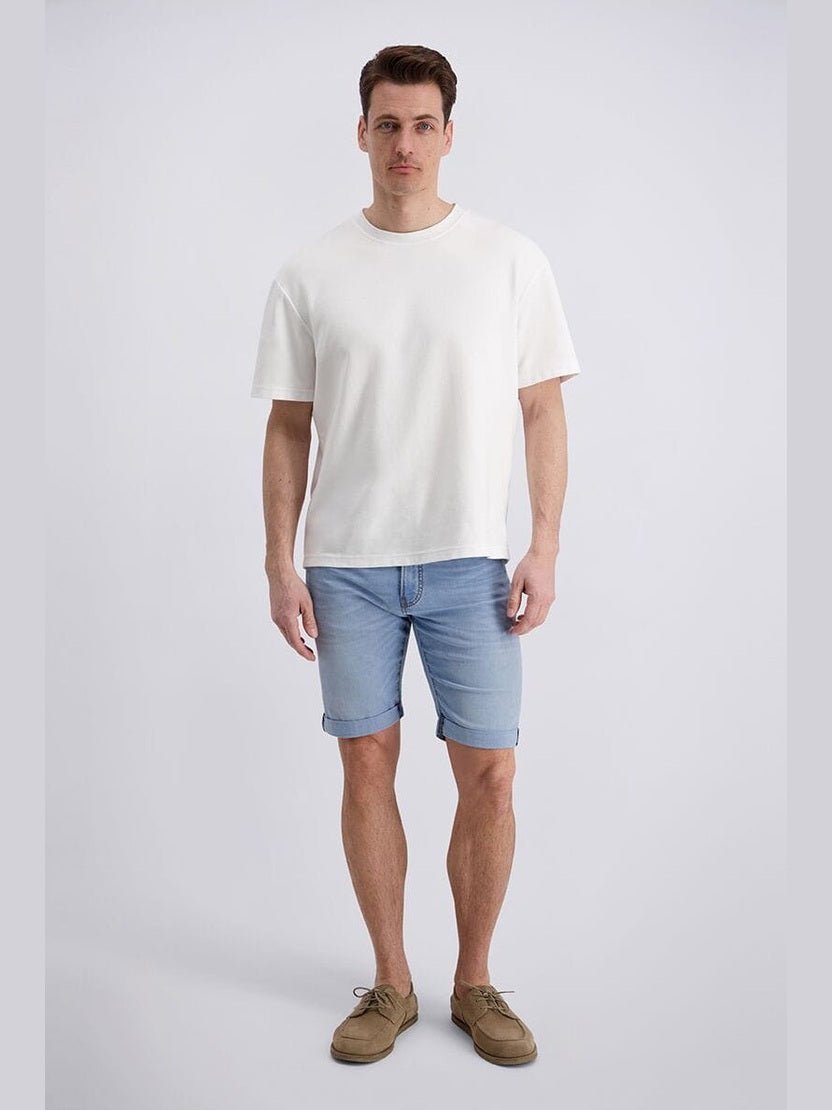 C7 34520.8206_6854 Short Lichtblauw Denim - Castelijn mode