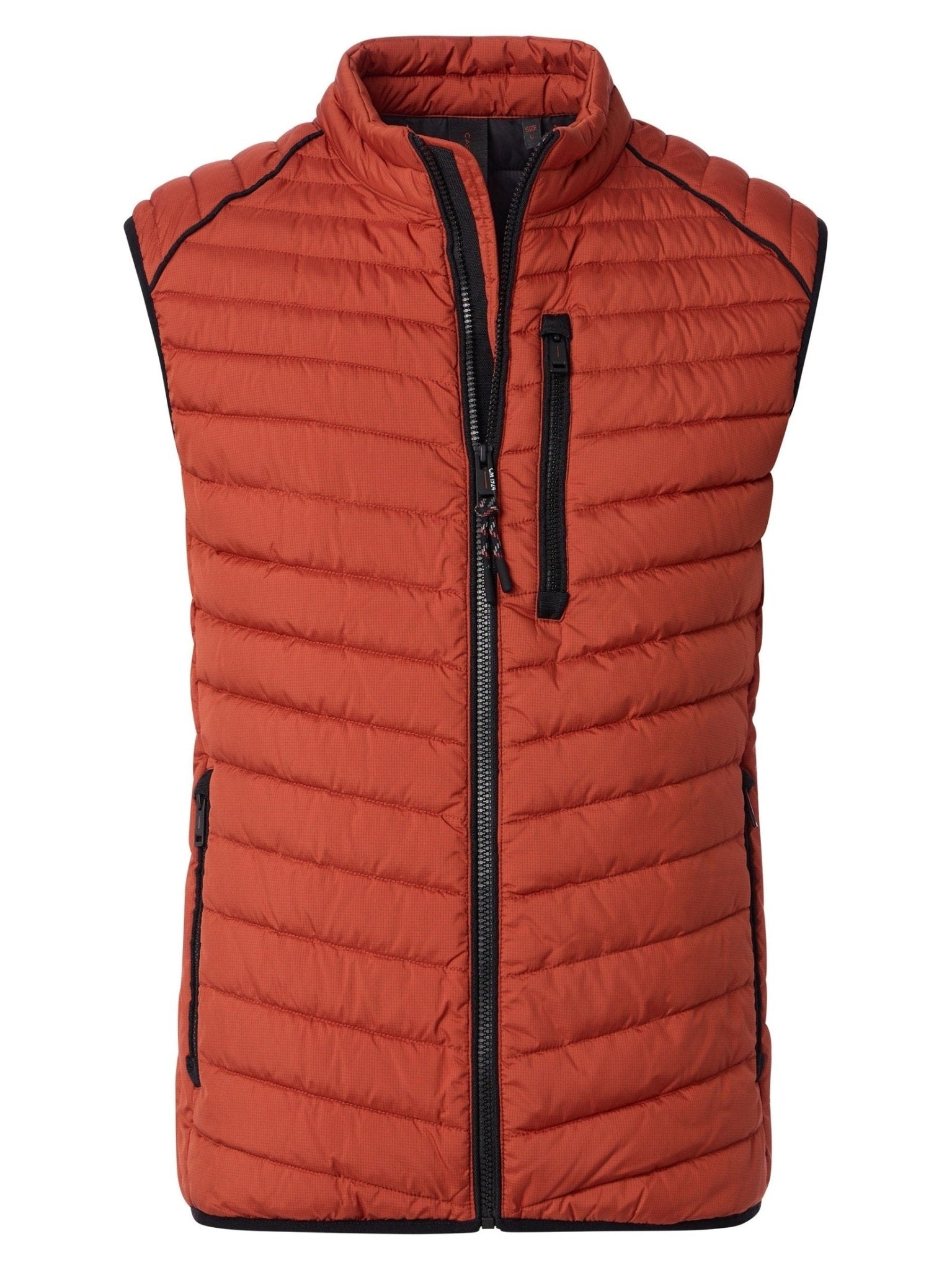 Casa Moda Bodywarmer oranje – Lichtgewicht Mouwloos - Castelijn mode