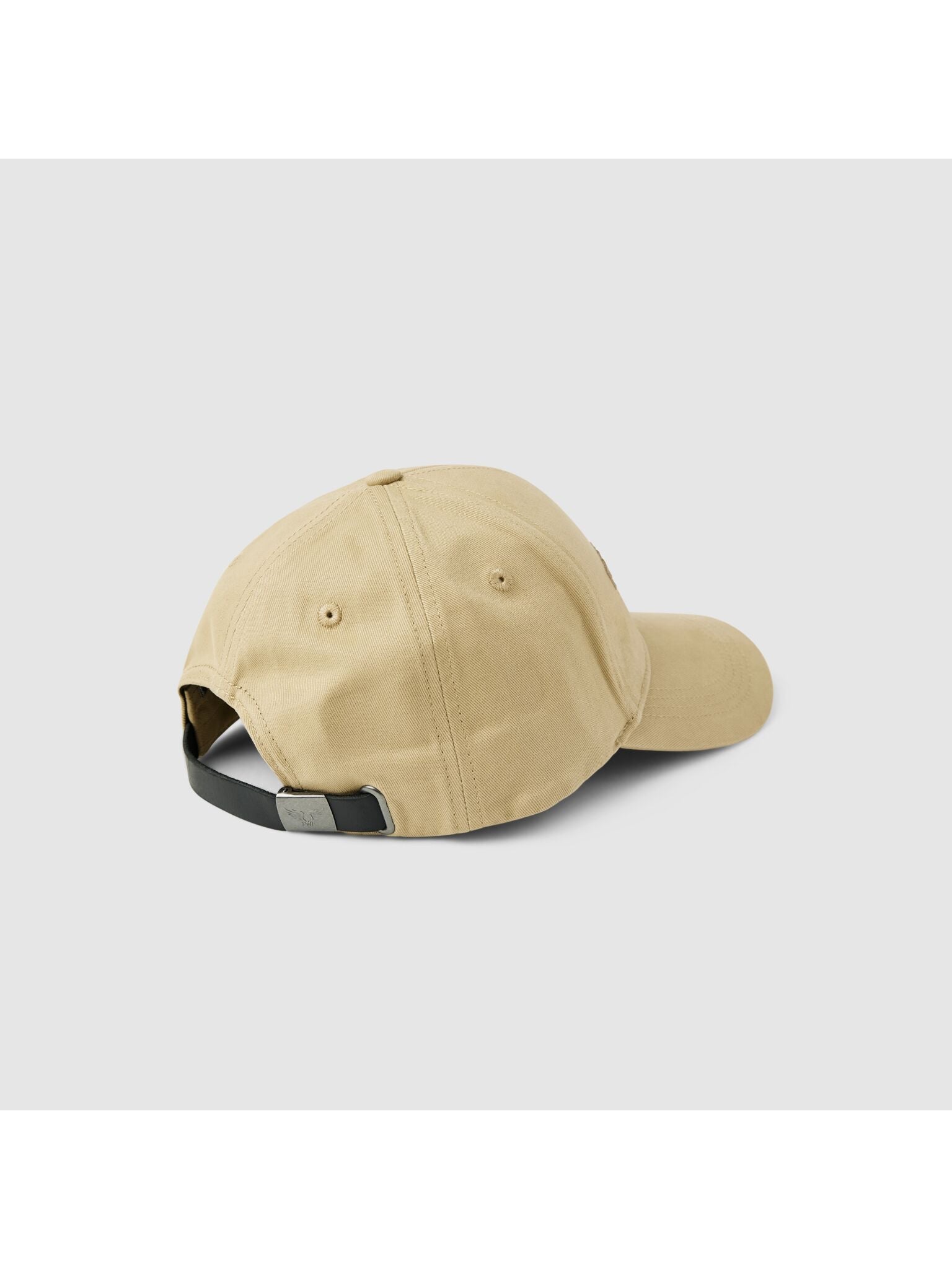 Casual beige cap met gespsluiting - Castelijn mode