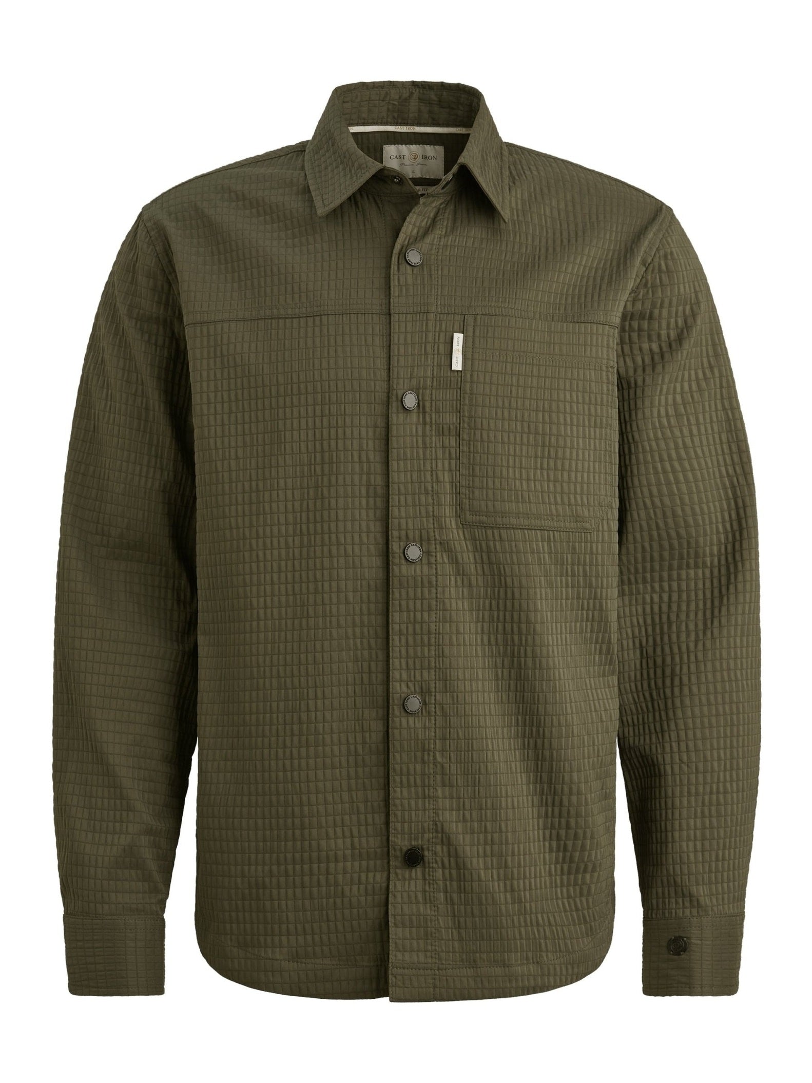 CSI2510259 - 6513 Overshirt met drukknopen - Castelijn mode