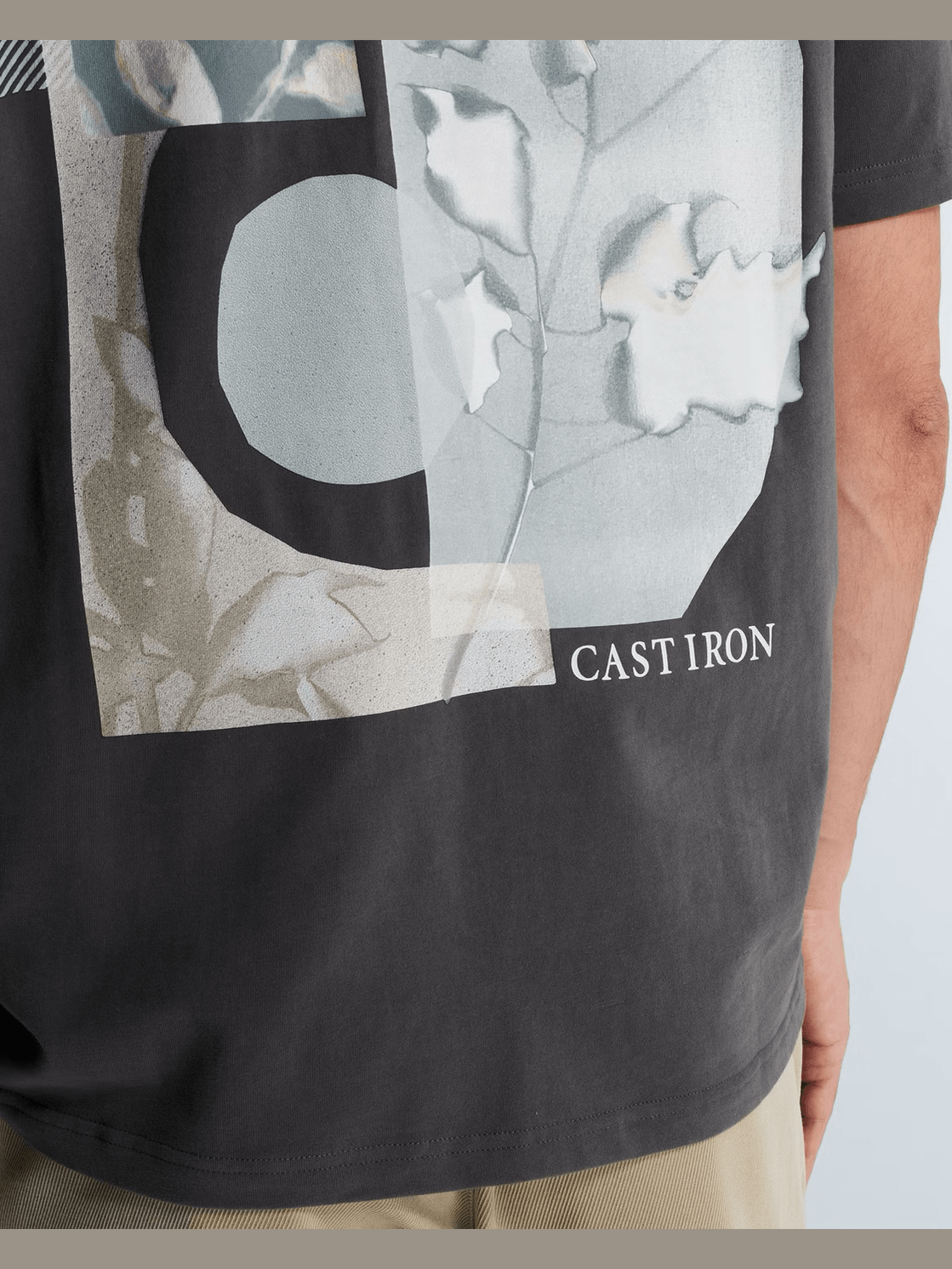 CTSS2603512 - 9159 T-shirt met backprint grijs - Castelijn mode