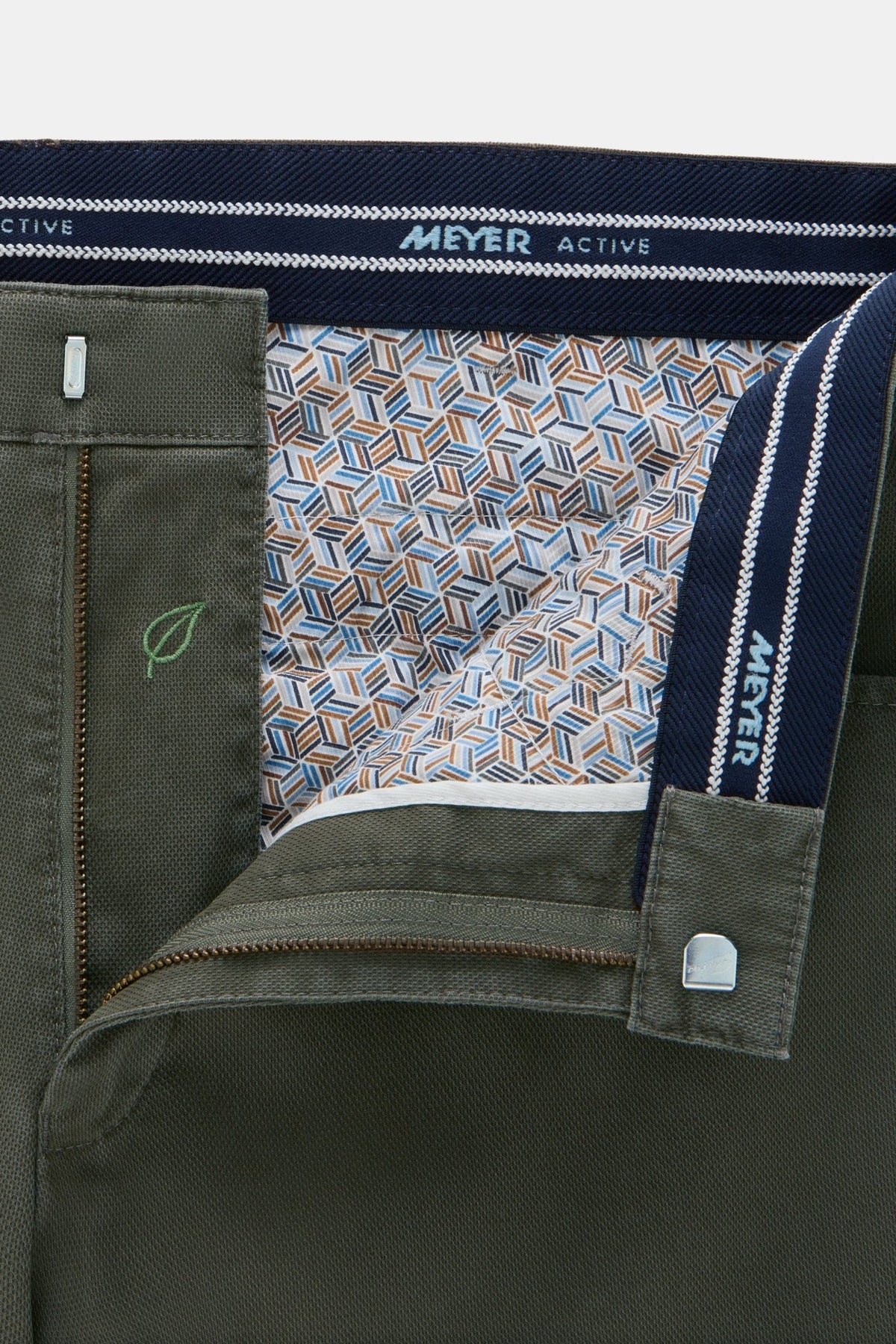 Dublin Chino Active Flex Olijf - Castelijn mode