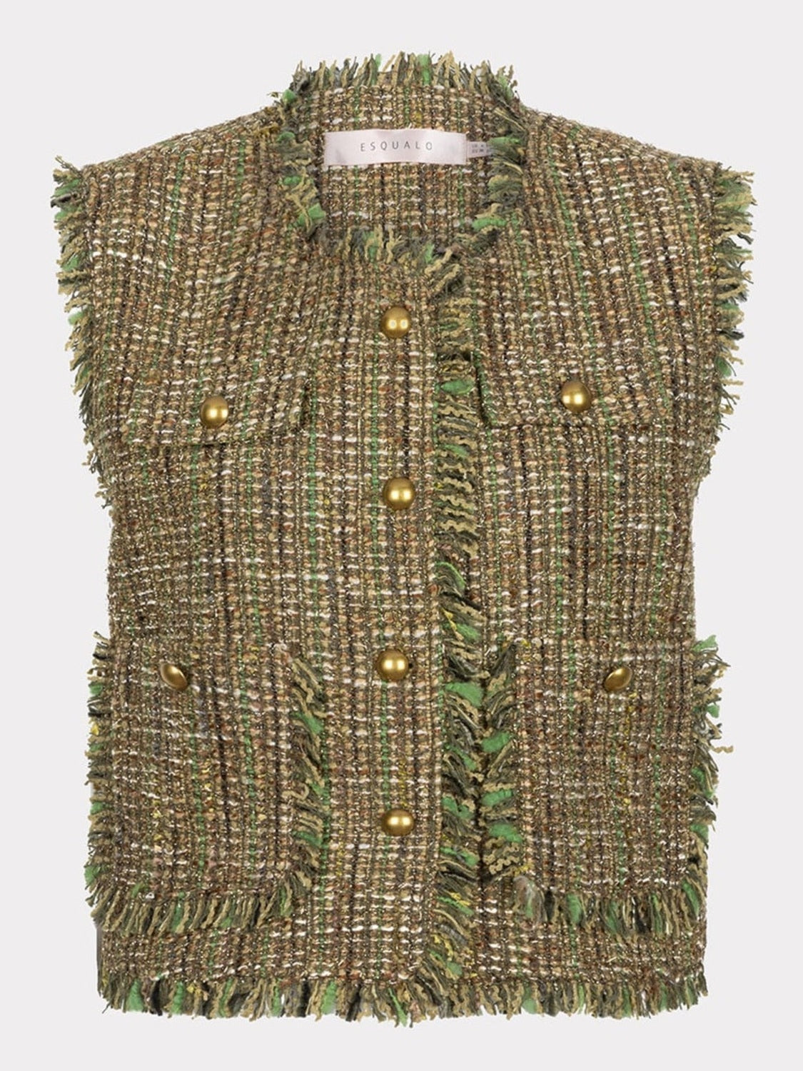 F24.10535 Multi color Gilet - Castelijn mode