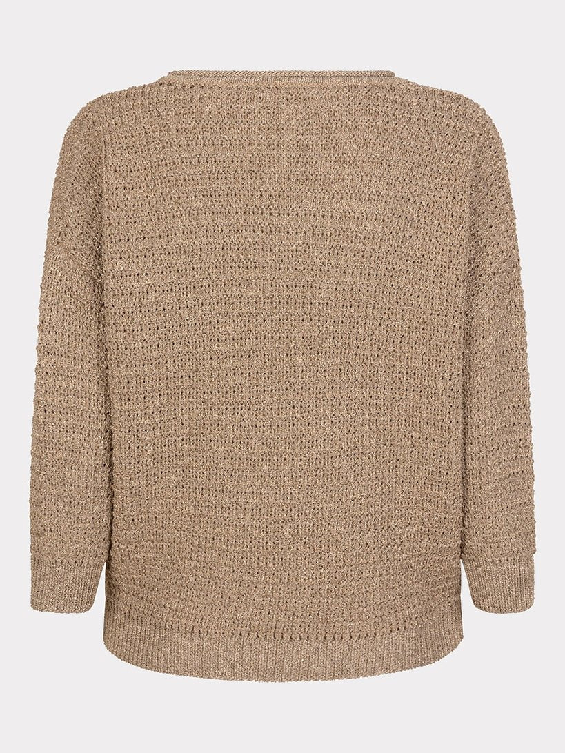 F25.07509 sweater oversized lurex - Castelijn mode