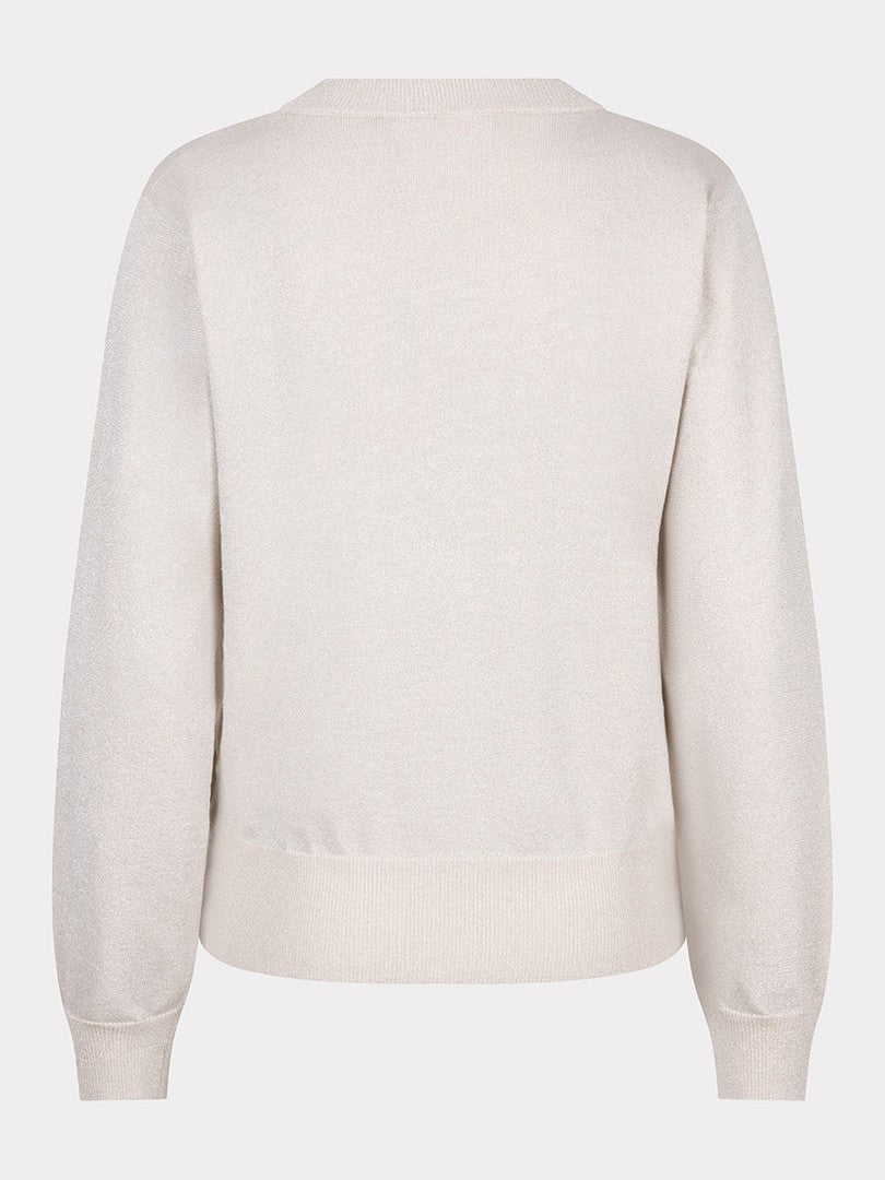 F25.31502 - Sweater rounded neck lurex - Castelijn mode