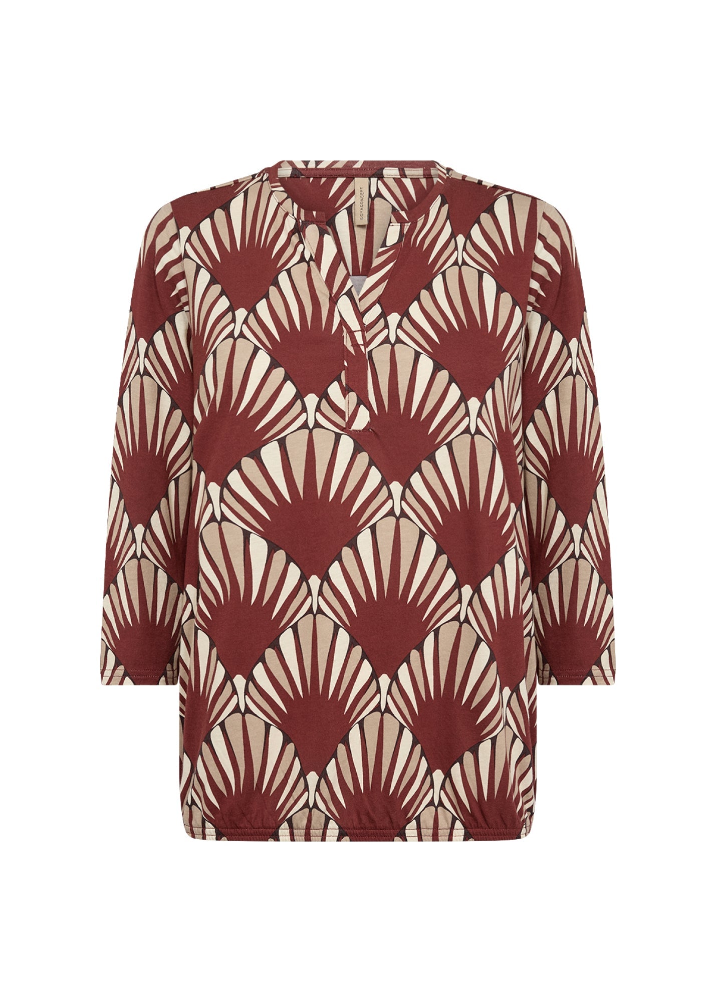 Felicity Blouse Bordeaux - Castelijn mode