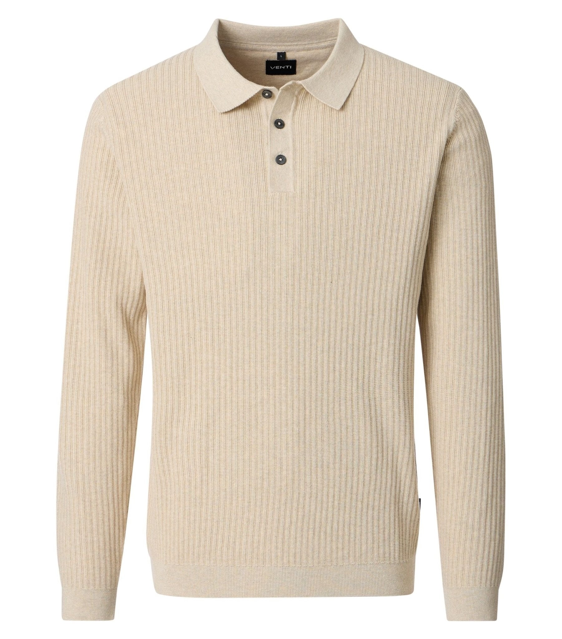 Gebreide Polo Ecru - Castelijn mode