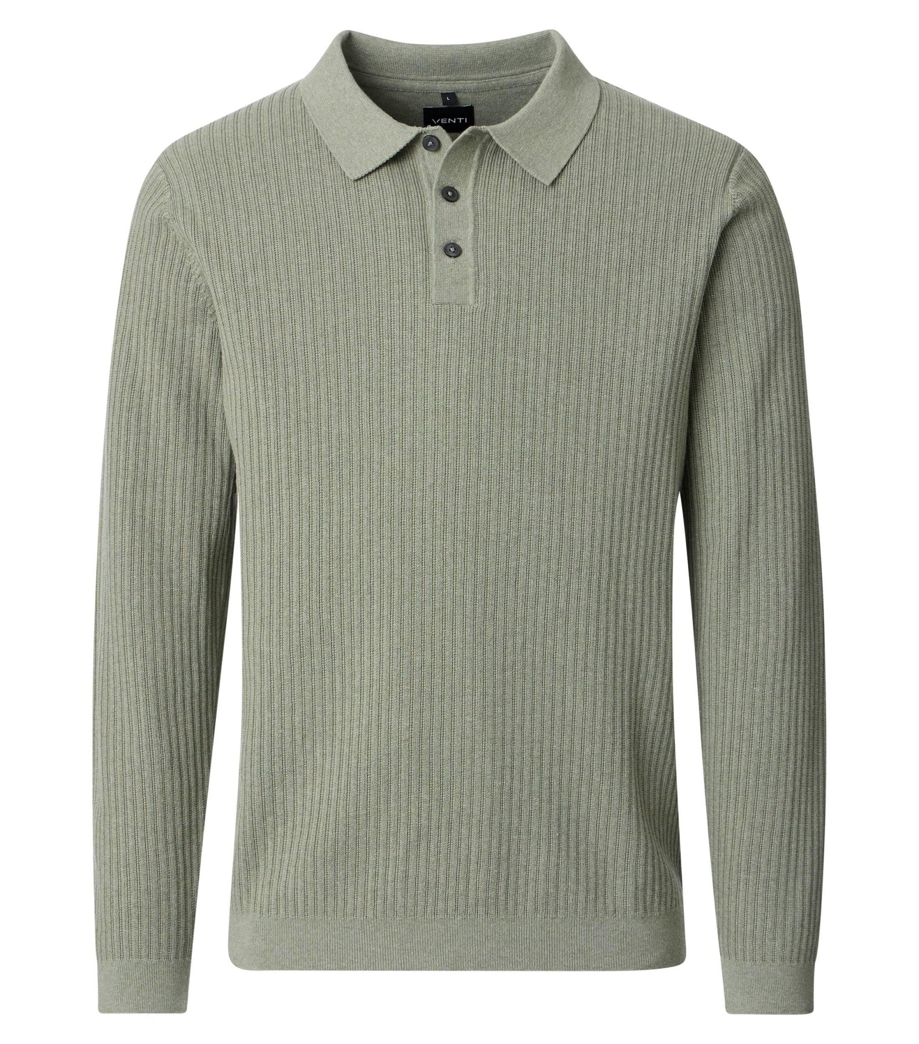 Gebreide Polo Groen - Castelijn mode
