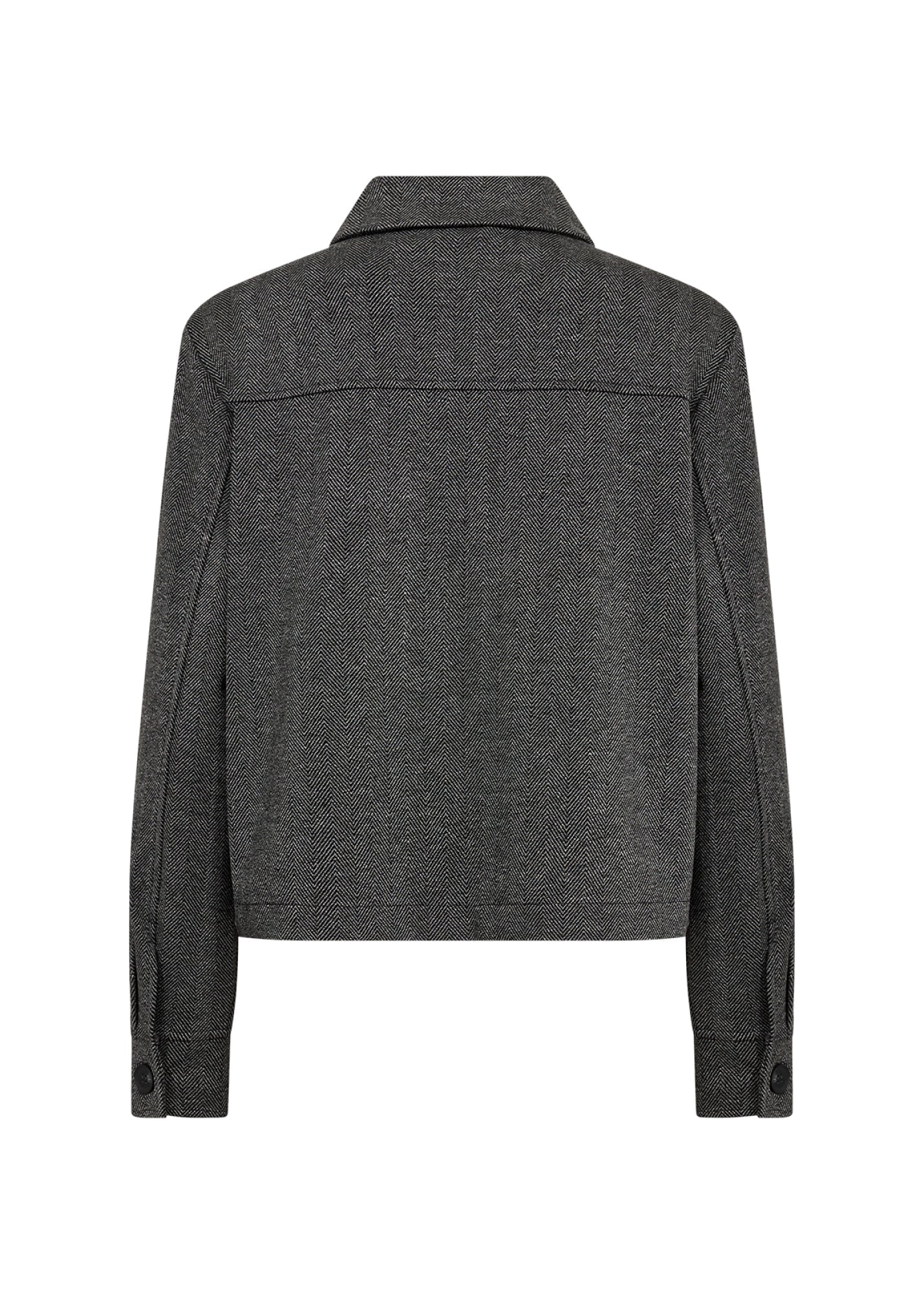 Hebe Overshirt Grijs Gemêleerd - Castelijn mode