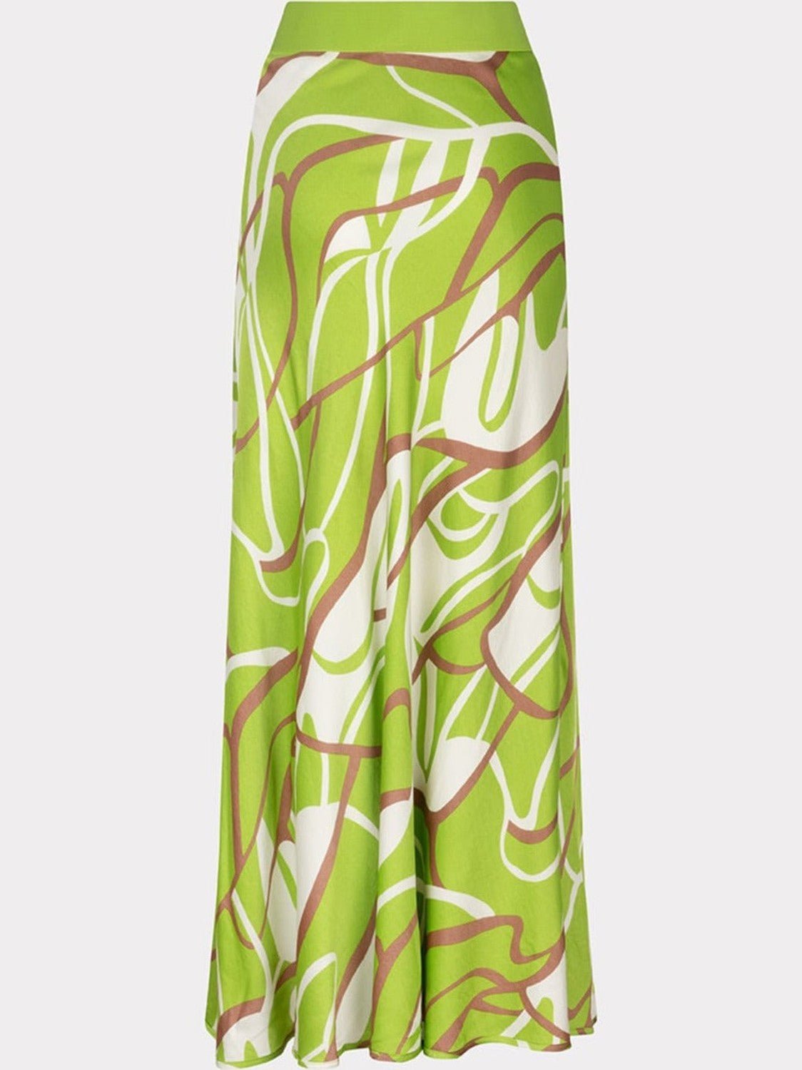 HS24.14213 999 Skirt long bias Paradise Swirl - Castelijn mode