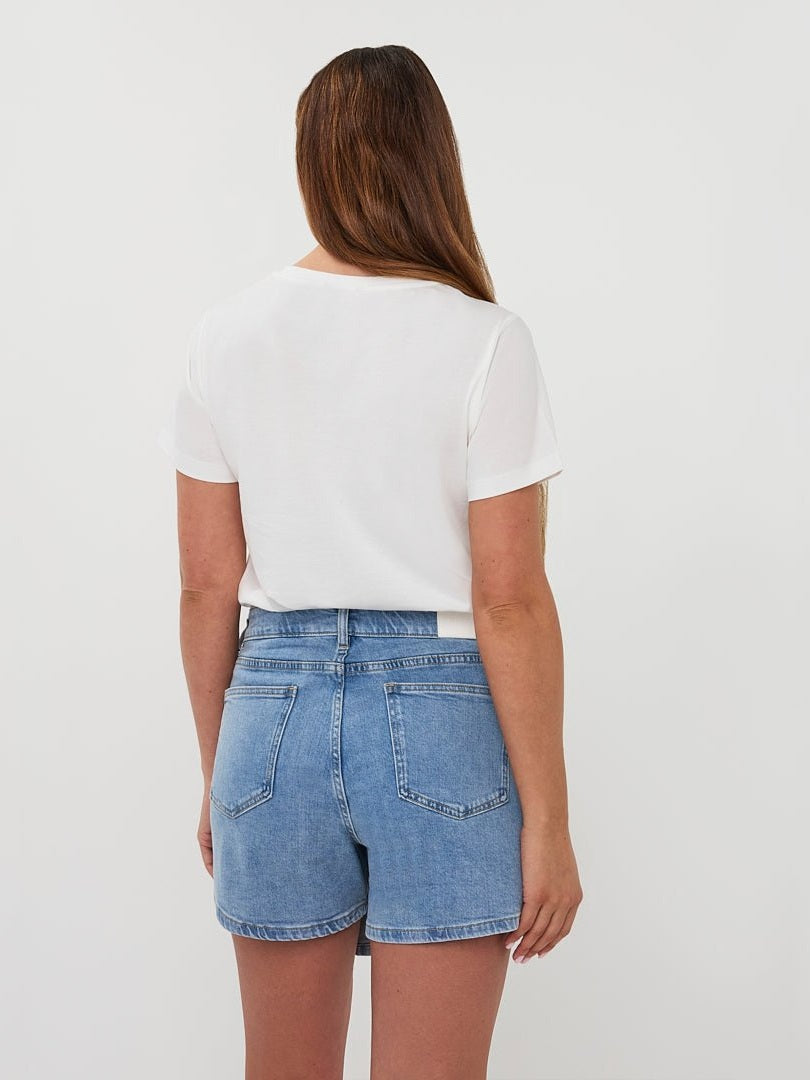 HS26.05200 T-shirt Soleil Off White - Castelijn mode