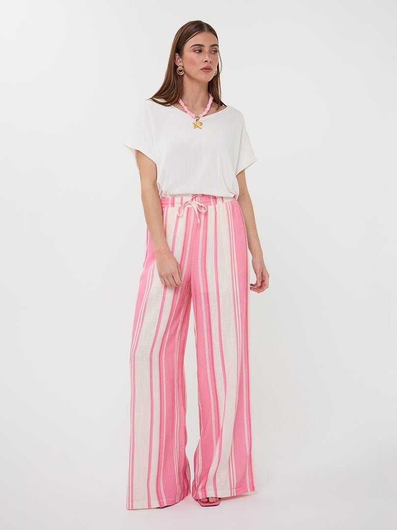 HS26.07210 Top Knit V - Hals Off White - Castelijn mode