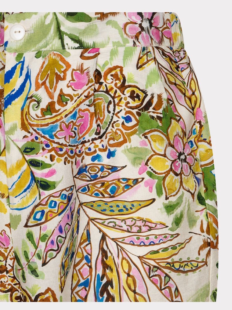 HS26.14202 Shorts Jungle Print Viscose - Castelijn mode