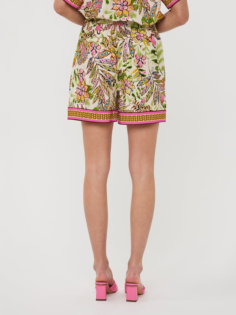 HS26.14202 Shorts Jungle Print Viscose - Castelijn mode