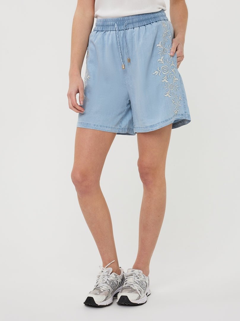 HS26.28244 Short Denimlook Tencel - Castelijn mode