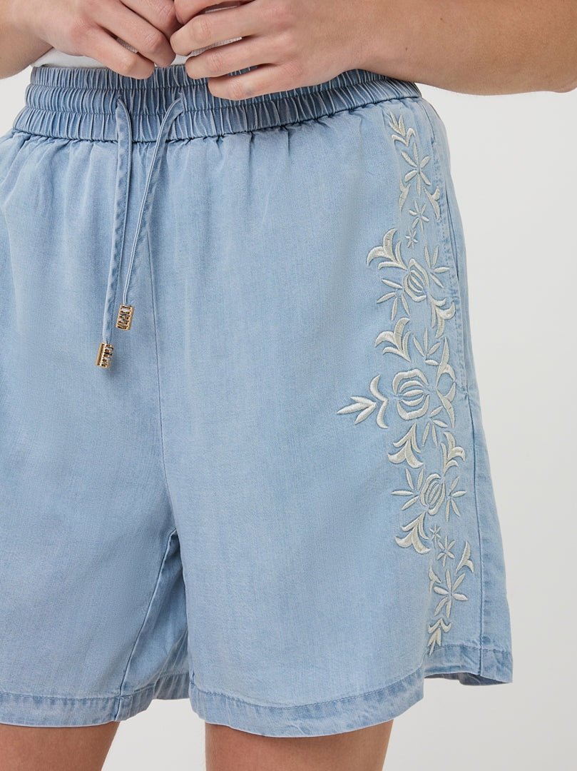 HS26.28244 Short Denimlook Tencel - Castelijn mode