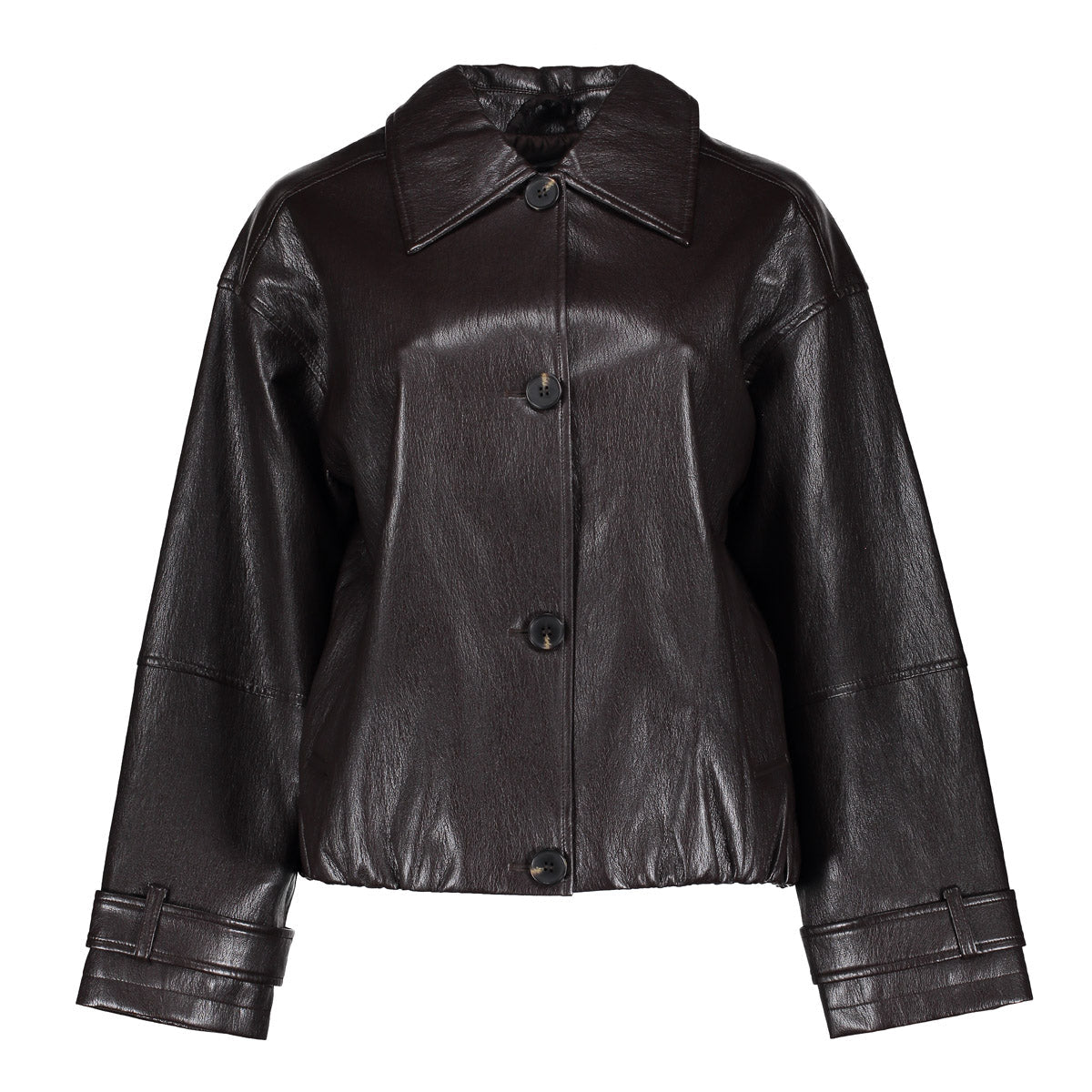 Jack Leatherlook Donkerbruin - Castelijn mode