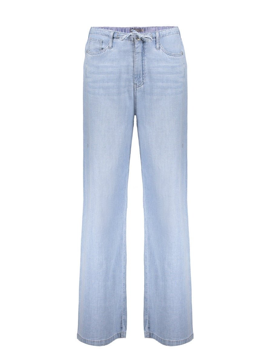 Jeans Linnenmix Wide Fit - Castelijn mode