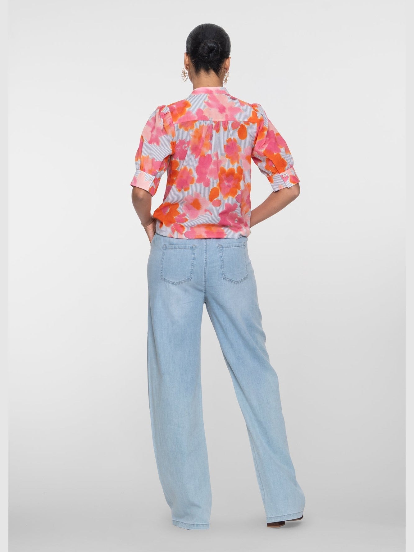 Jeans Linnenmix Wide Fit - Castelijn mode