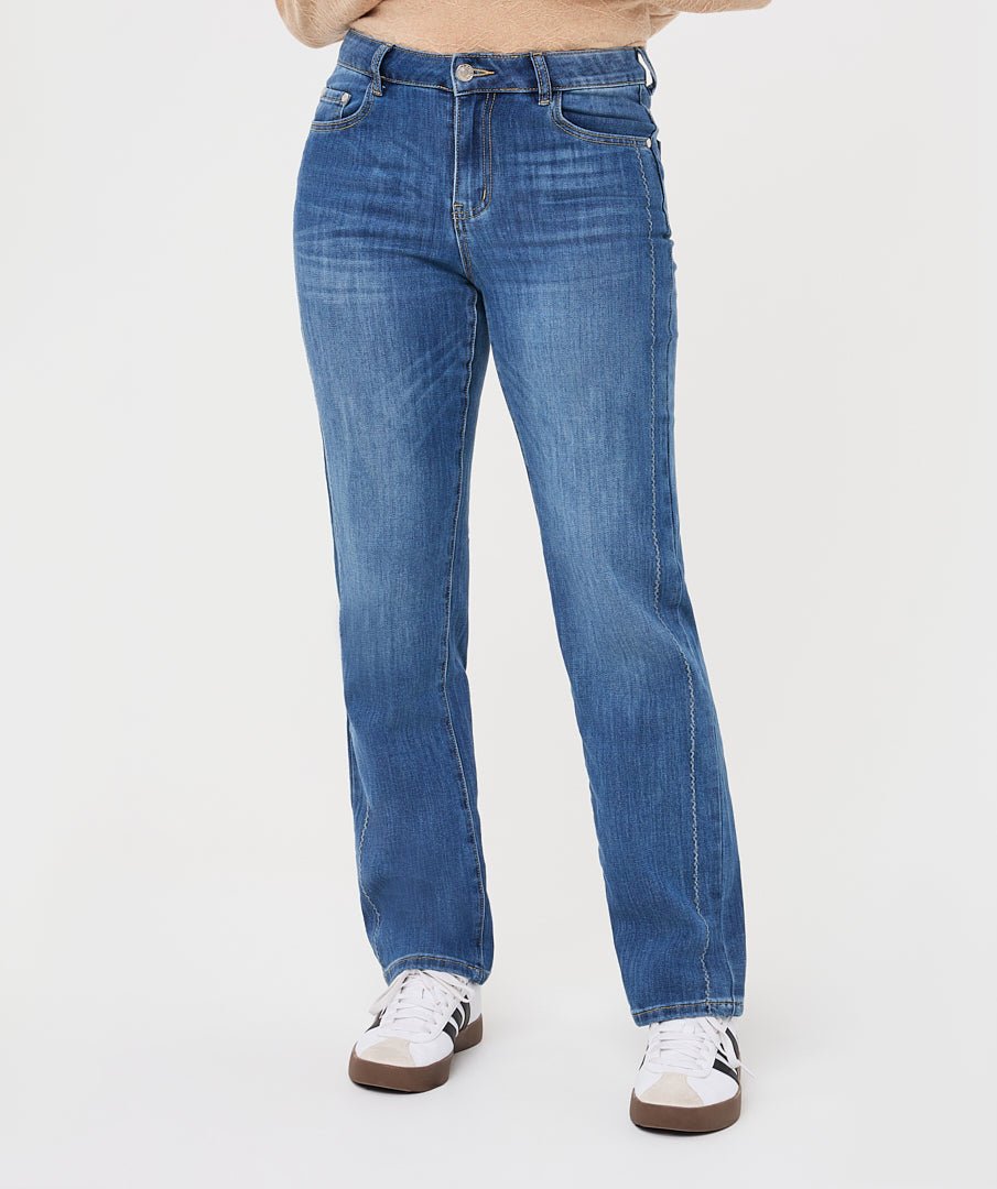Jeans Straight Blauw - Castelijn mode