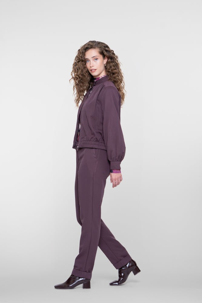 Joggingbroek Aubergine - Castelijn mode