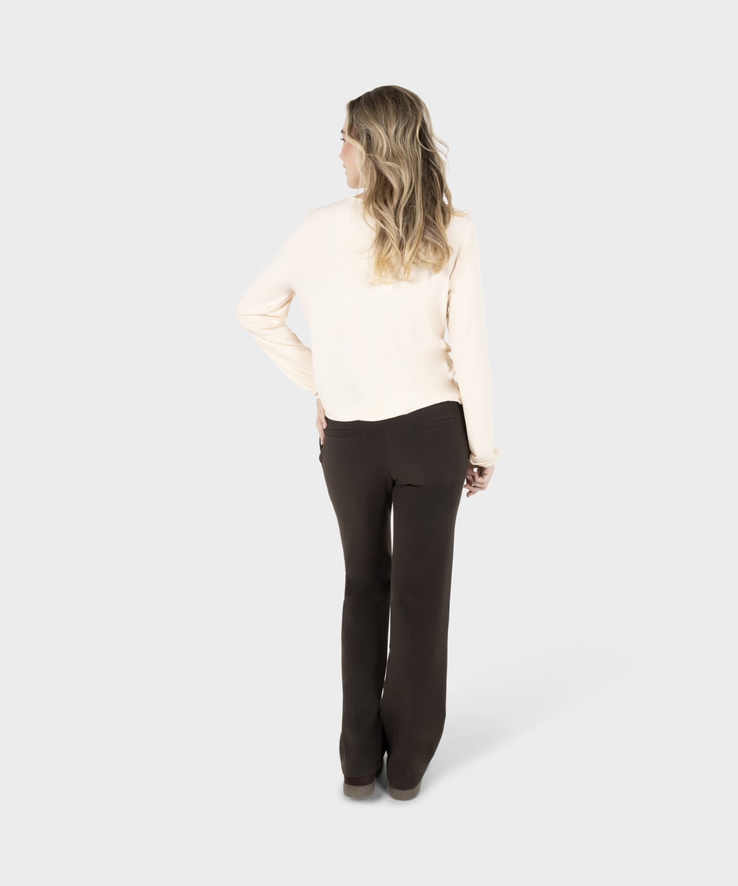 Josine Top V Hals Ecru - Castelijn mode