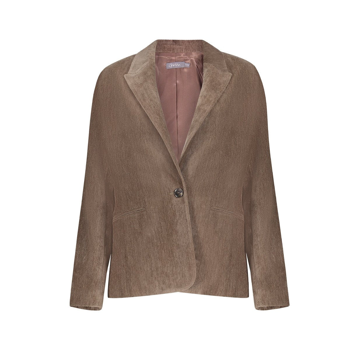 Kolbert Velours Taupe - Castelijn mode