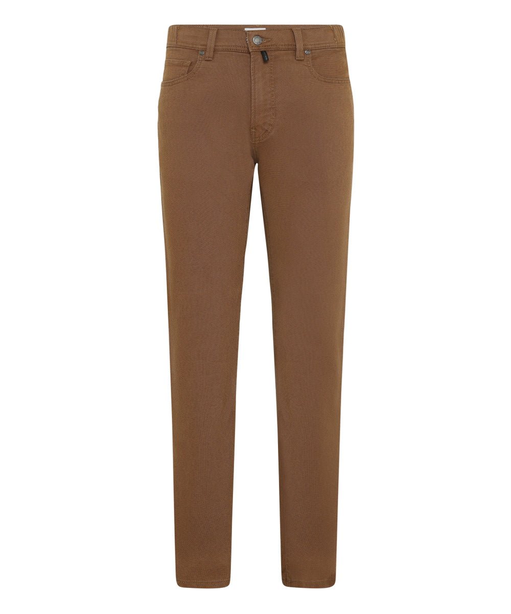Lyon Tapered Broek Bruin - Castelijn mode